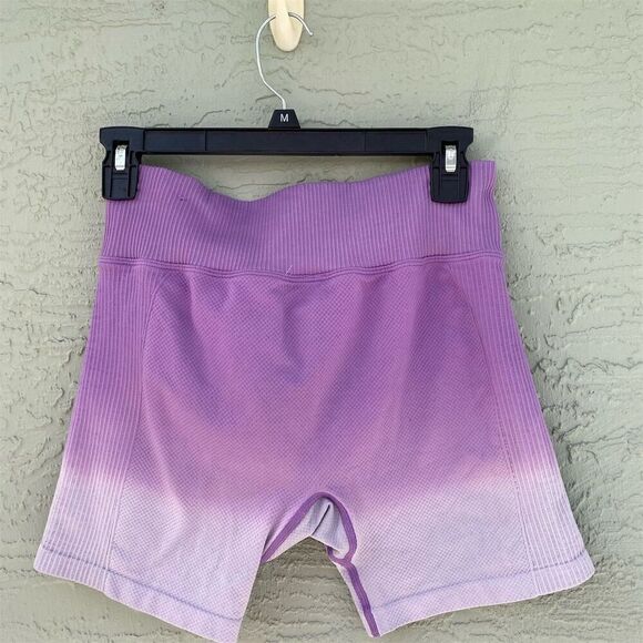 Victoria's Secret PINK Seamless Ombré Biker Shorts Purple Sz Medium - Picture 2 of 7